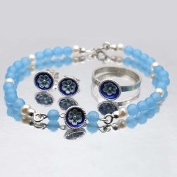 Bracciale Fiore Blu Filismà 1