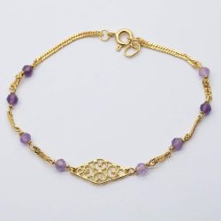 Bracciale con rombo in oro 1