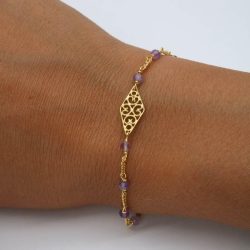 Bracciale con rombo in oro 1